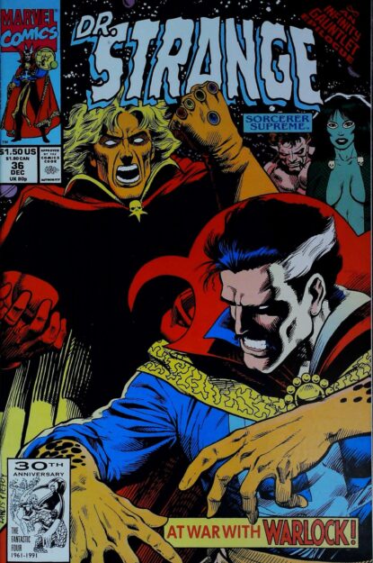 Couverture de DOCTOR STRANGE SORCERER SUPREME (1988) #36 - par Dan Lawlis - lecubeacomics.com