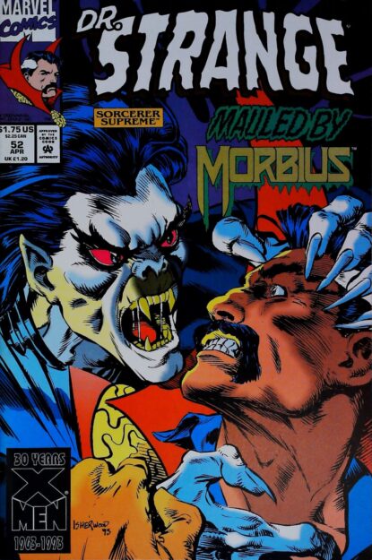Couverture de DOCTOR STRANGE SORCERER SUPREME (1988) #52 - par Geof Isherwood - lecubeacomics.com