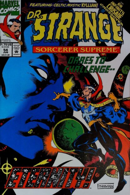 Couverture de DOCTOR STRANGE SORCERER SUPREME (1988) #54 - par Geof Isherwood - lecubeacomics.com