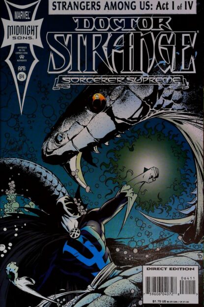 Couverture de DOCTOR STRANGE SORCERER SUPREME (1988) #64 - par Mark Buckingham - lecubeacomics.com