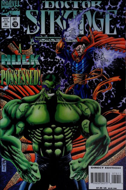 Couverture de DOCTOR STRANGE SORCERER SUPREME (1988) #70 - par Kyle Hotz - lecubeacomics.com