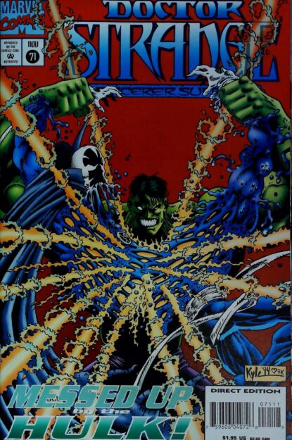 Couverture de DOCTOR STRANGE SORCERER SUPREME (1988) #71 - par Kyle Hotz - lecubeacomics.com