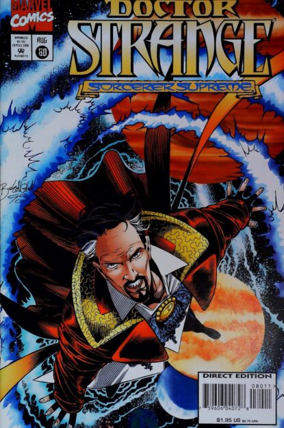 Couverture de DOCTOR STRANGE SORCERER SUPREME (1988) #80 - par Mark Buckingham - lecubeacomics.com
