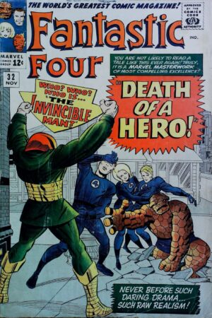 Couverture de FANTASTIC FOUR (1961) #32 - par Chic Stone - lecubeacomics.com