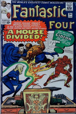 Couverture de FANTASTIC FOUR (1961) #34 - par Chic Stone - lecubeacomics.com