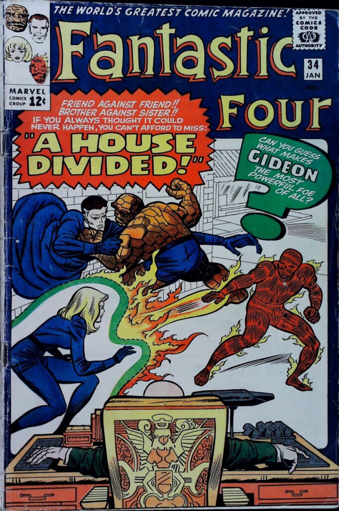 Fantastic Four #34, vue de l'exemplaire