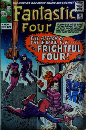 FANTASTIC FOUR (1961) #36 1ST FRIGHTFUL FOUR Marvel lecubeacomics.com