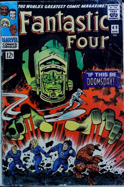 FANTASTIC FOUR (1961) #49 - Marvel - lecubeacomics.com Couverture de FANTASTIC FOUR (1961) #49 - par Jack Kirby - lecubeacomics.com