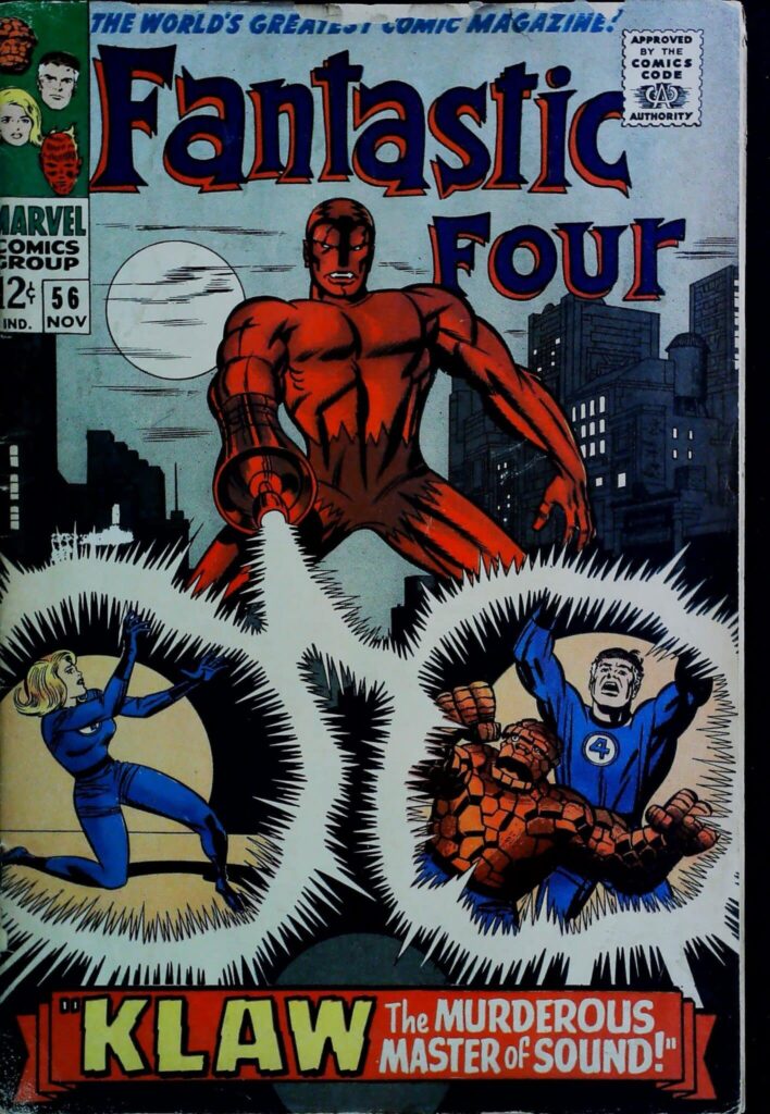 Fantastic Four #56, exemplaire GD/VG 3.0, recto