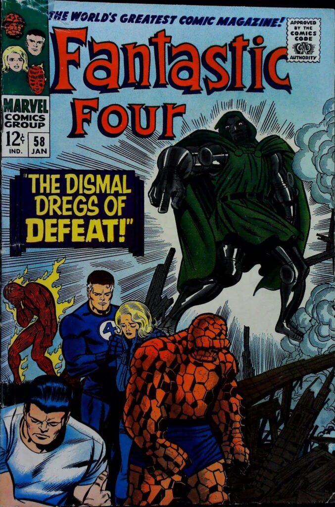 Fantastic Four #58, vue de l'exemplaire