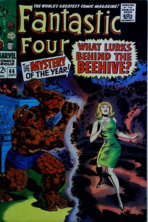 Couverture de FANTASTIC FOUR (1961) #66 - par Jack Kirby - lecubeacomics.com
