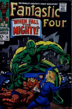 Couverture de FANTASTIC FOUR (1961) #70 - par Jack Kirby - lecubeacomics.com