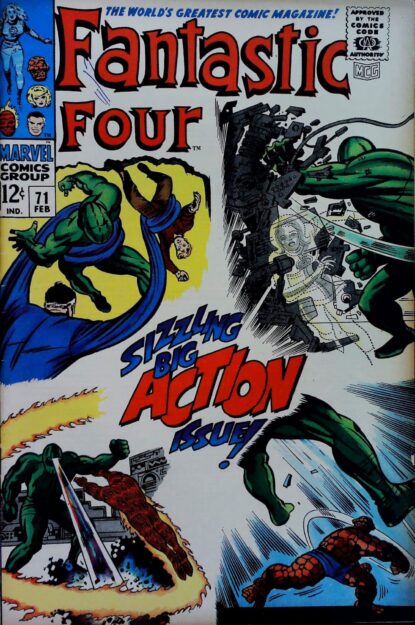 FANTASTIC FOUR (1961) #71 - Marvel - lecubeacomics.com Couverture de FANTASTIC FOUR (1961) #71 - par Jack Kirby - lecubeacomics.com