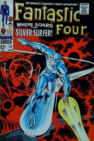 Couverture de FANTASTIC FOUR (1961) #72 - par Jack Kirby - lecubeacomics.com