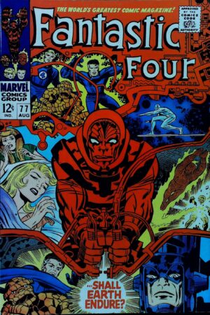 Couverture de FANTASTIC FOUR (1961) #77 - par Jack Kirby - lecubeacomics.com