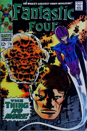 Couverture de FANTASTIC FOUR (1961) #78 - par Jack Kirby - lecubeacomics.com