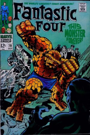 Couverture de FANTASTIC FOUR (1961) #79 - par Jack Kirby - lecubeacomics.com