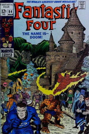 Couverture de FANTASTIC FOUR (1961) #84 - par Jack Kirby - lecubeacomics.com