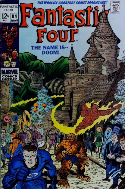 FANTASTIC FOUR (1961) #84 - Marvel - lecubeacomics.com Couverture de FANTASTIC FOUR (1961) #84 - par Jack Kirby - lecubeacomics.com
