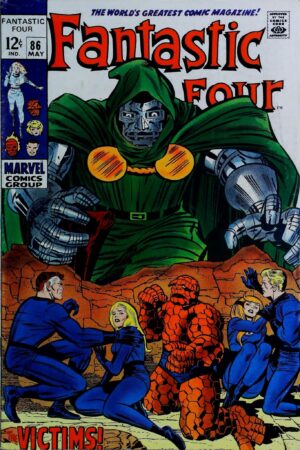 Couverture de FANTASTIC FOUR (1961) #86 - par Jack Kirby - lecubeacomics.com