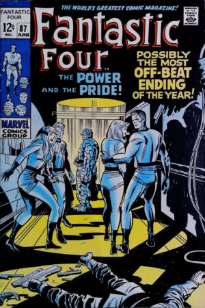 Couverture de FANTASTIC FOUR (1961) #87 - par Jack Kirby - lecubeacomics.com