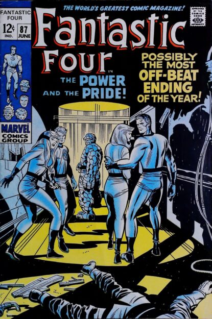 FANTASTIC FOUR (1961) #87 - Marvel - lecubeacomics.com Couverture de FANTASTIC FOUR (1961) #87 - par Jack Kirby - lecubeacomics.com