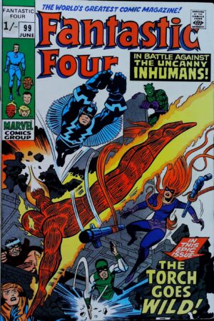 Couverture de FANTASTIC FOUR (1961) #99 - par Frank Giacoia - lecubeacomics.com