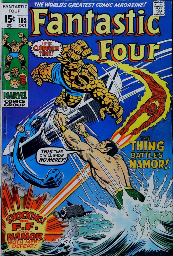 Fantastic Four #103, vue de l'exemplaire