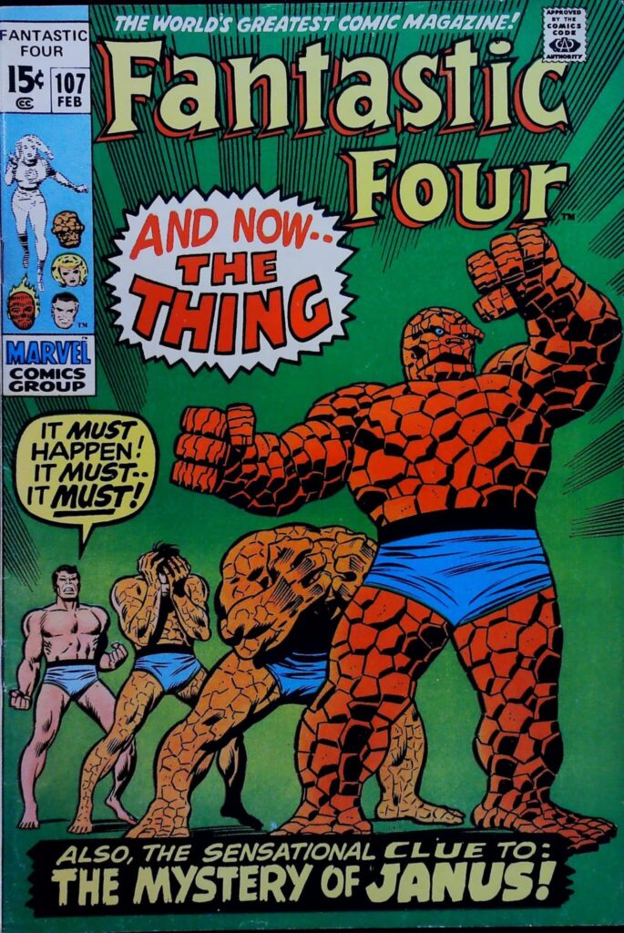Fantastic Four #107, vue de l'exemplaire