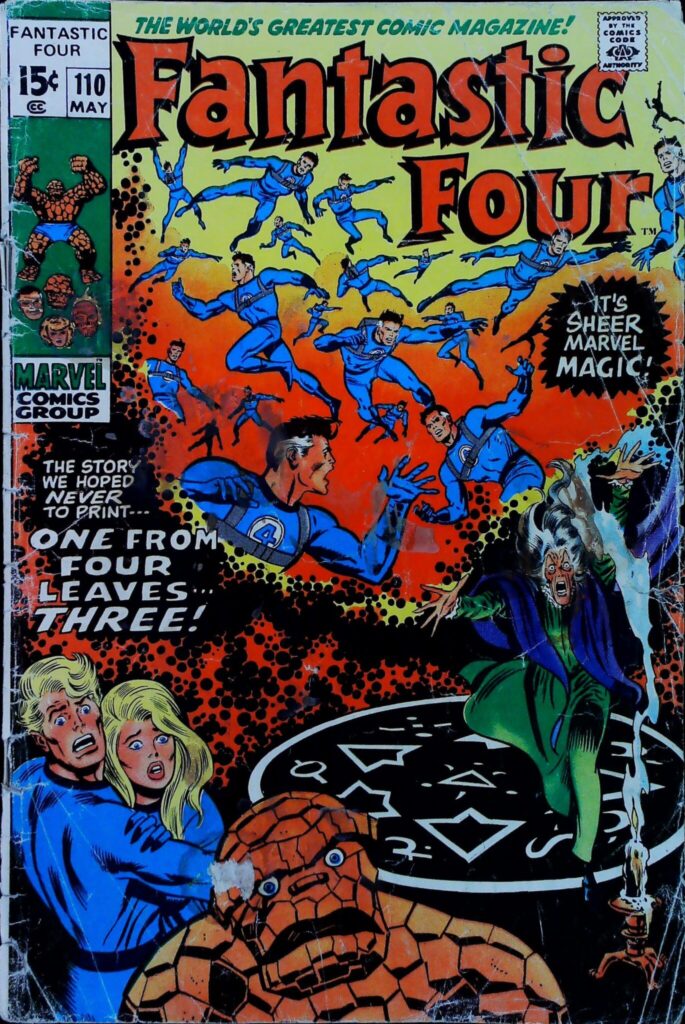 Fantastic Four #110, vue de l'exemplaire