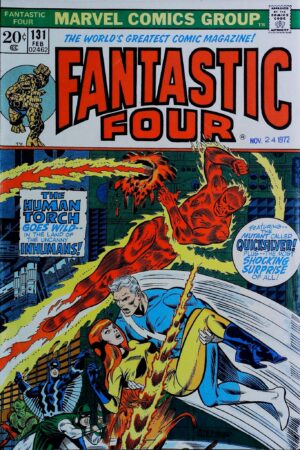 Couverture de FANTASTIC FOUR (1961) #131 - par Jim Steranko - lecubeacomics.com