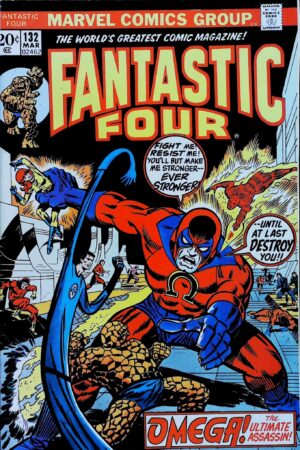 Couverture de FANTASTIC FOUR (1961) #132 - par Jim Steranko - lecubeacomics.com