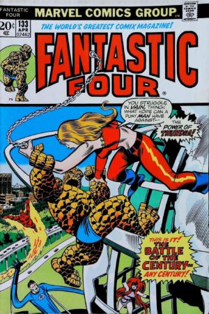 Couverture de FANTASTIC FOUR (1961) #133 - par John Buscema - lecubeacomics.com