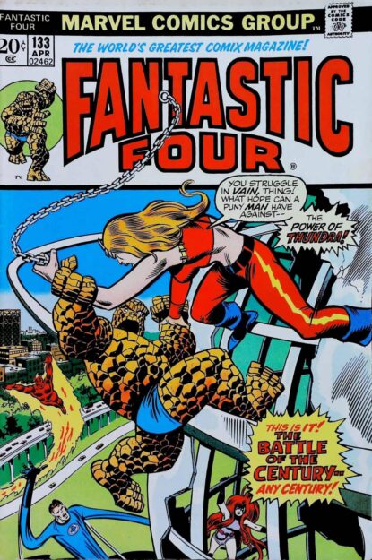 FANTASTIC FOUR (1961) #133 - Marvel - lecubeacomics.com Couverture de FANTASTIC FOUR (1961) #133 - par John Buscema - lecubeacomics.com