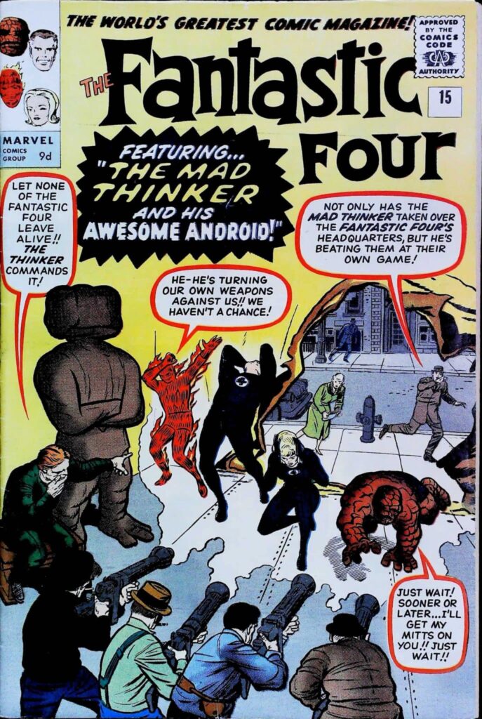 Fantastic Four #15 - 1St Mad Thinker, vue de l'exemplaire