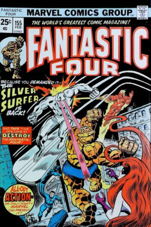 Couverture de FANTASTIC FOUR (1961) #155 - par Rich Buckler - lecubeacomics.com