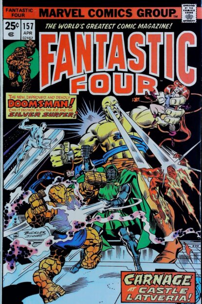 FANTASTIC FOUR (1961) #157 - Marvel - lecubeacomics.com Couverture de FANTASTIC FOUR (1961) #157 - par Rich Buckler - lecubeacomics.com