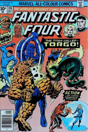 Couverture de FANTASTIC FOUR (1961) #174 - par Jack Kirby - lecubeacomics.com