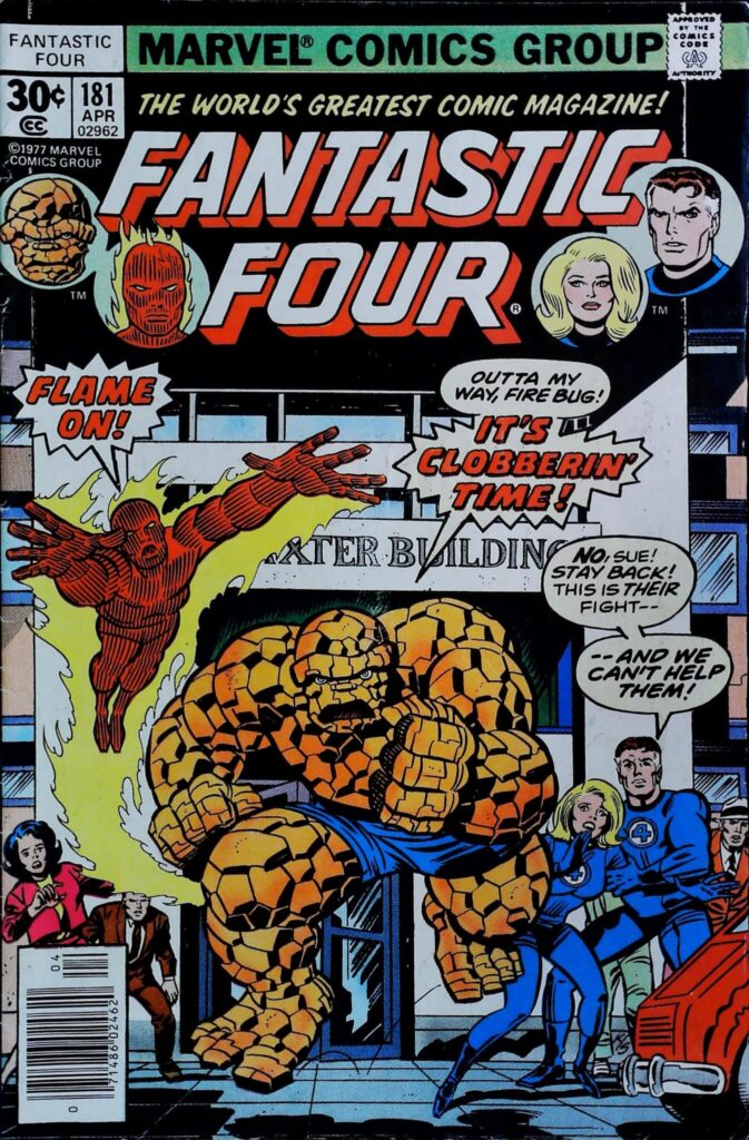 Fantastic Four #181, vue de l'exemplaire
