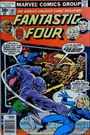 Couverture de FANTASTIC FOUR (1961) #182 - par Ron Wilson - lecubeacomics.com