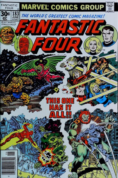FANTASTIC FOUR (1961) #183 - Marvel - lecubeacomics.com Couverture de FANTASTIC FOUR (1961) #183 - par George Perez - lecubeacomics.com
