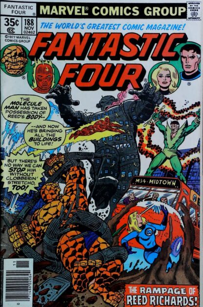 Couverture de FANTASTIC FOUR (1961) #188 - par George Perez - lecubeacomics.com