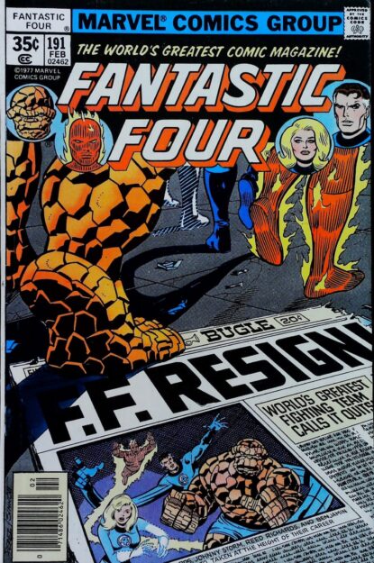 FANTASTIC FOUR (1961) #191 - Marvel - lecubeacomics.com Couverture de FANTASTIC FOUR (1961) #191 - par George Perez - lecubeacomics.com