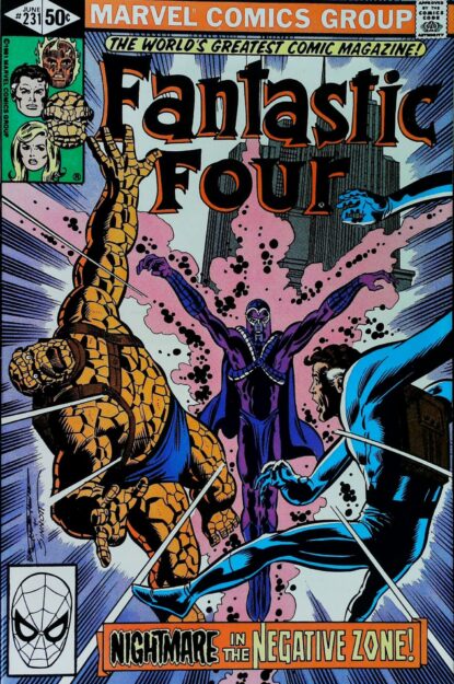 FANTASTIC FOUR (1961) #231 - Marvel - lecubeacomics.com Couverture de FANTASTIC FOUR (1961) #231 - par Bill Sienkiewicz - lecubeacomics.com