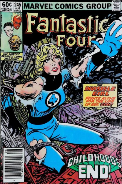 Couverture de FANTASTIC FOUR (1961) #245 - par John Byrne - lecubeacomics.com