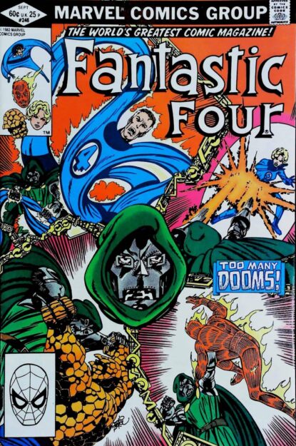 FANTASTIC FOUR (1961) #246 - Marvel - lecubeacomics.com Couverture de FANTASTIC FOUR (1961) #246 - par John Byrne - lecubeacomics.com