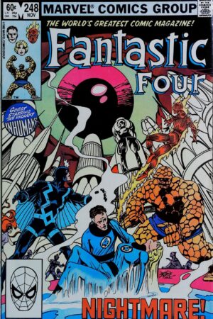Couverture de FANTASTIC FOUR (1961) #248 - par John Byrne - lecubeacomics.com