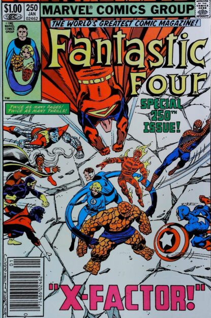 FANTASTIC FOUR (1961) #250 - Marvel - lecubeacomics.com Couverture de FANTASTIC FOUR (1961) #250 - par John Byrne - lecubeacomics.com