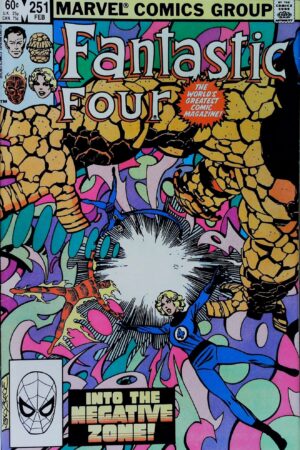 Couverture de FANTASTIC FOUR (1961) #251 - par John Byrne - lecubeacomics.com