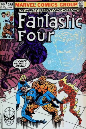 Couverture de FANTASTIC FOUR (1961) #255 - par John Byrne - lecubeacomics.com
